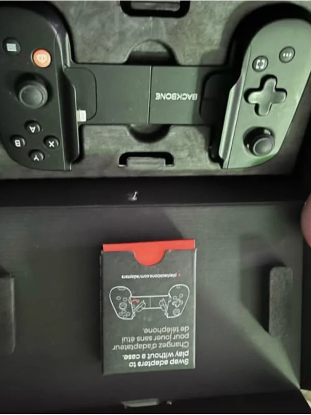 Backbone Black Mobile Gaming Controller Adapter - Expand Play